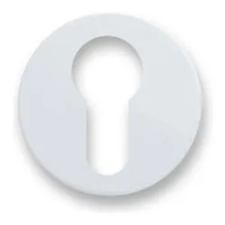 Bocchetta foro chiave Yale (50mm) MINNY Bianco 88948635007