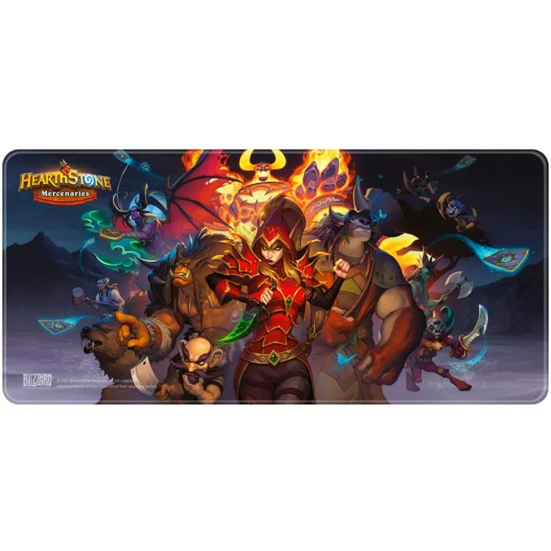 Tappetino Mouse FS Holding Ltd Mercenari Hearthstone Superficie Speed Bordi Cuciti Antiscivolo