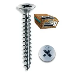 Viti per legno tutto filetto 200 pz (3x20mm) Inox passivato PVICZP300200PSC