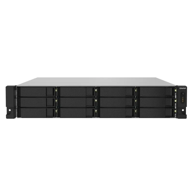 Qnap Professional Nas Ts-1232pxu-rp-4g - 12 alloggiamenti, 4 Gb di RAM, Gigabit Ethernet, sicurezza avanzata, supporta backup e virtualizzazione - Ordina ora!