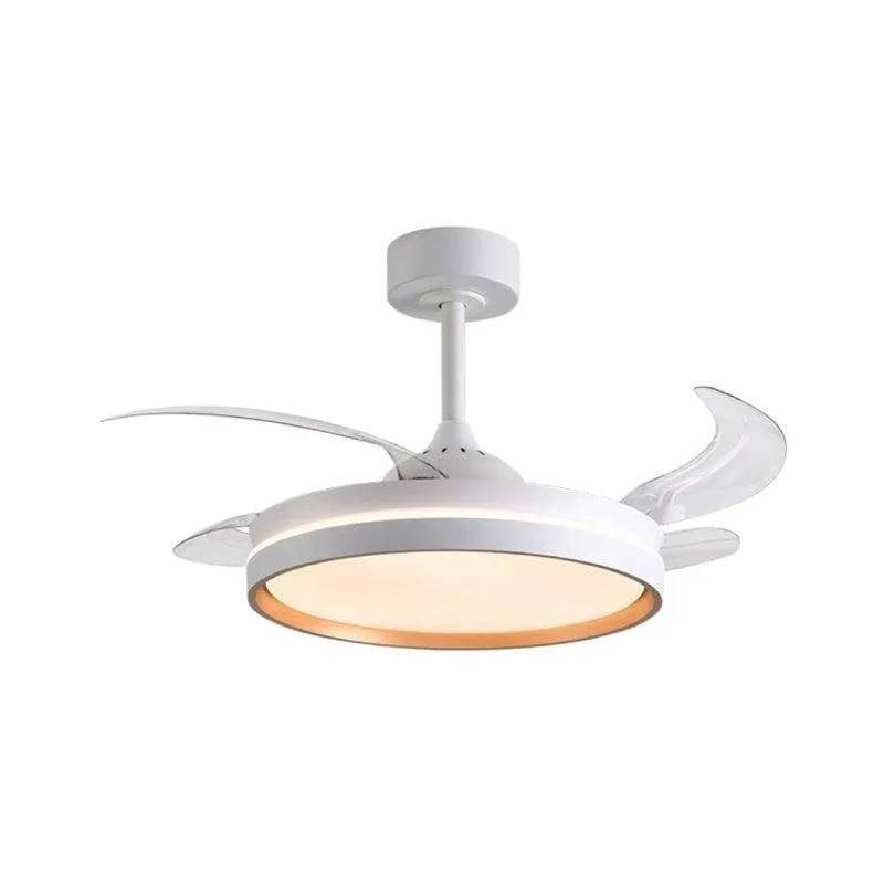 Ventilatore da soffitto Bel Air Akran LED 72W 6 velocità 4 pale retrattili timer incluso