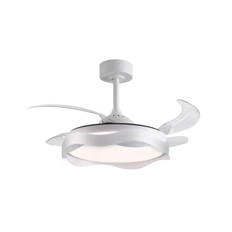 Ventilatore da soffitto Bel Air Home Ondas LED 72W 4 pale retrattili bianco