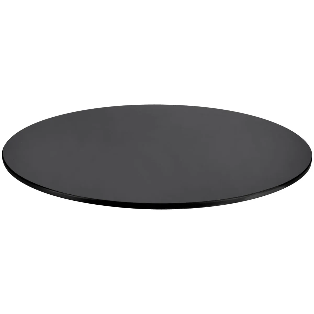 VEGA Piano tavolo da esterno in HPL Compa rotondo; 77 cm (Ø); antracite; rotonda