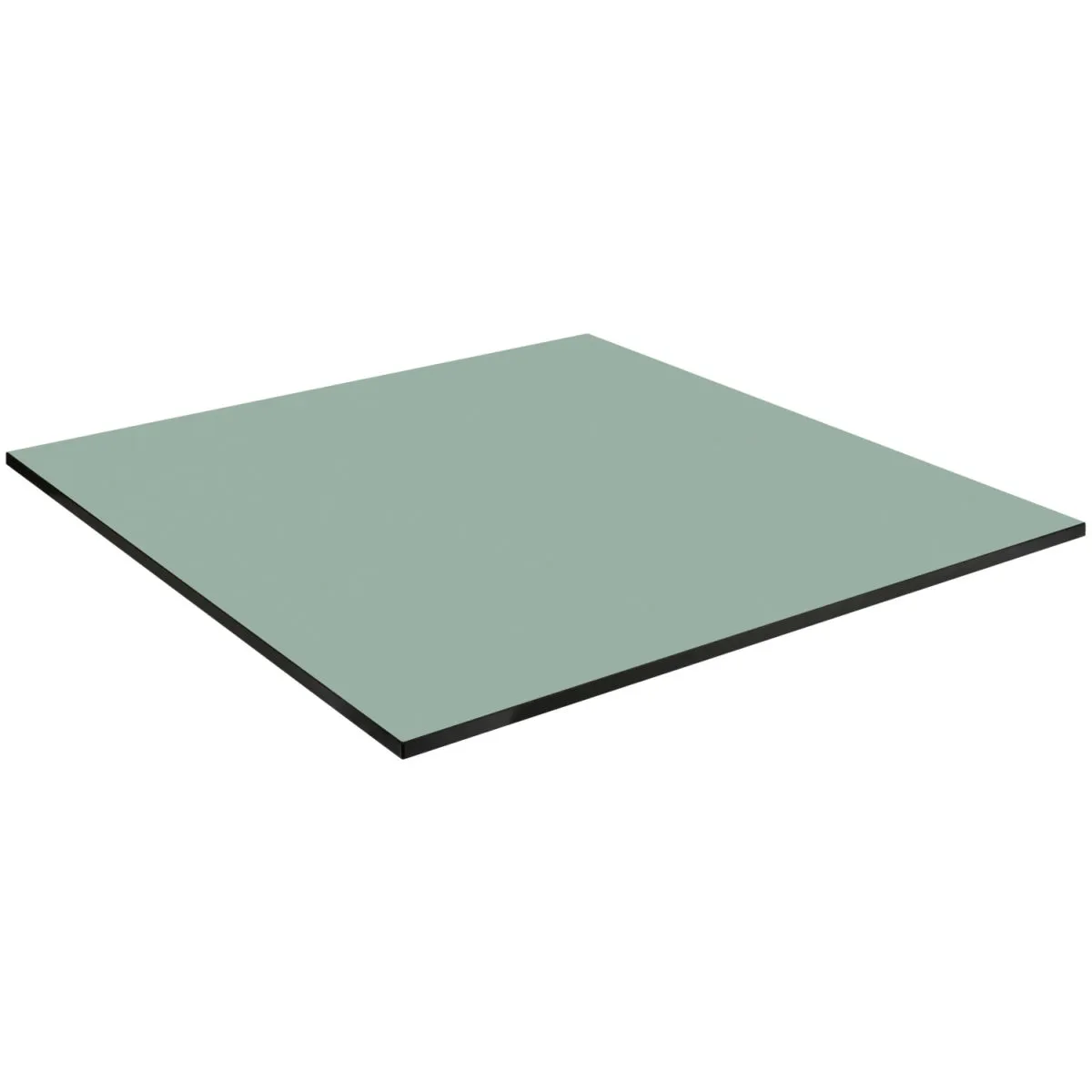 VEGA Piano tavolo da esterno in HPL Compa quadrato; 60x60 cm (LxL); verde menta; quadrata