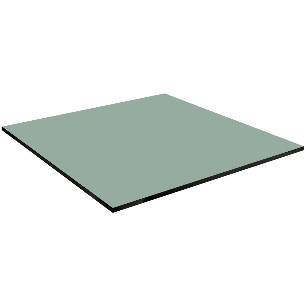 VEGA Piano tavolo da esterno in HPL Compa quadrato; 77x77 cm (LxL); verde menta; quadrata