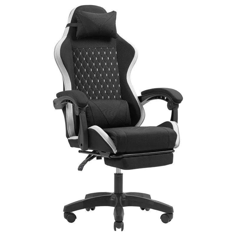 Sedia da gioco reclinabile Mars Gaming MGC-X in tessuto, finitura tessile, 120 kg, grigio