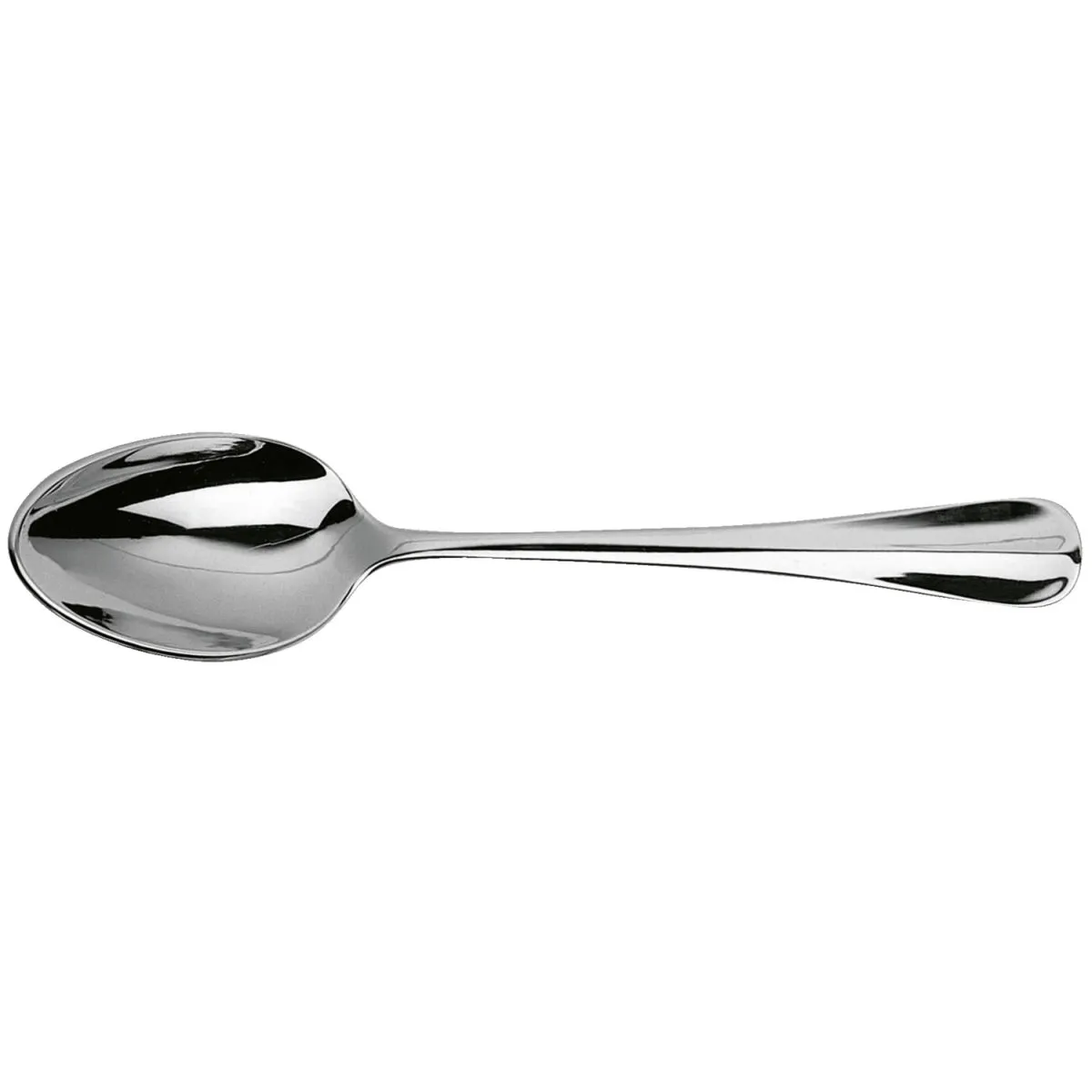 100x PULSIVA Cucchiaino tè Parigi 100 pezzi; 14 cm (L); argento, manico argento; 100 pz. / Pacco