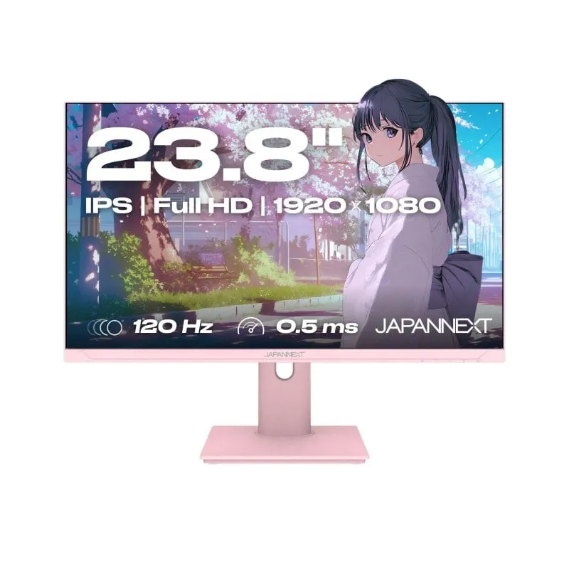JAPANNEXT JN-IPS238G120F-HSP-PK 23,8" IPS FullHD 120Hz Altezza regolabile FreeSync