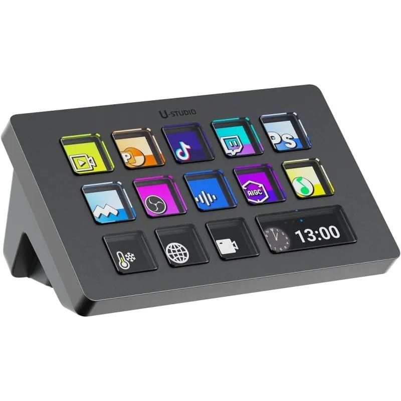 Controller streaming Ulanzi D200 13 tasti LCD personalizzabili CPU+GPU multipagina