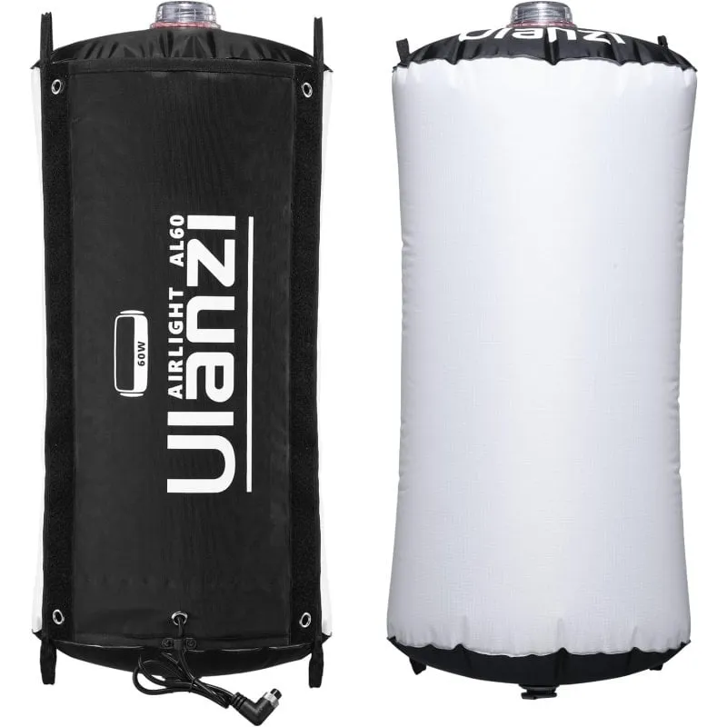 Ulanzi AL60 Luce LED gonfiabile 2700K–6500K CRI≥96 2070 Lux App pieghevole maniglia girevole