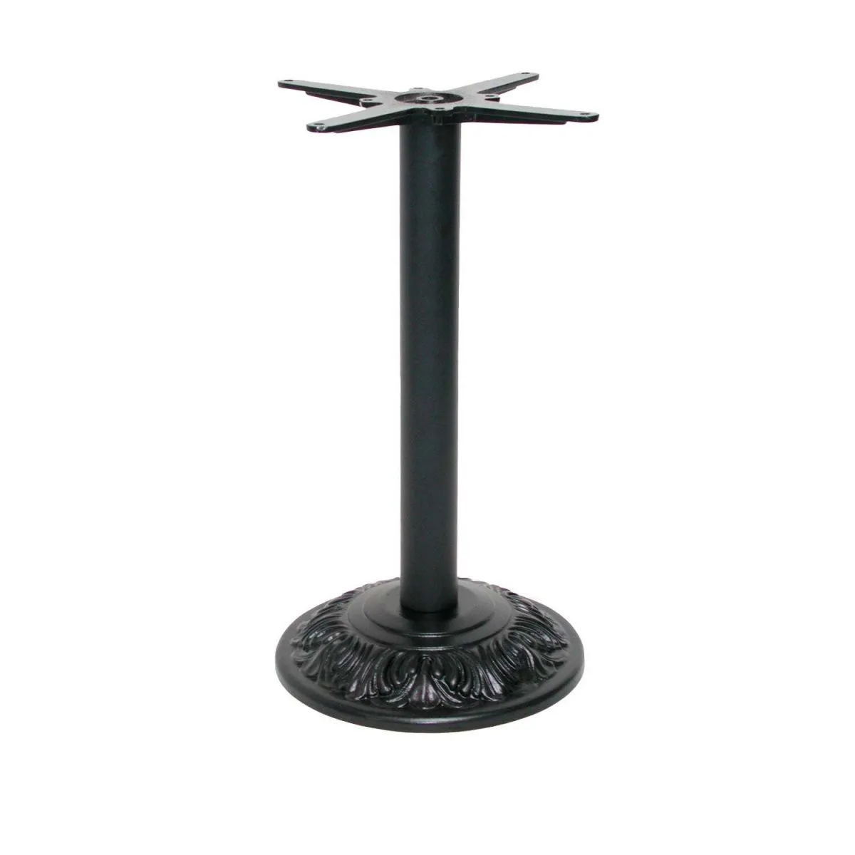 RestooTab Base tavolo modello Versailles; 40x40x71 cm (LxLxH); nero