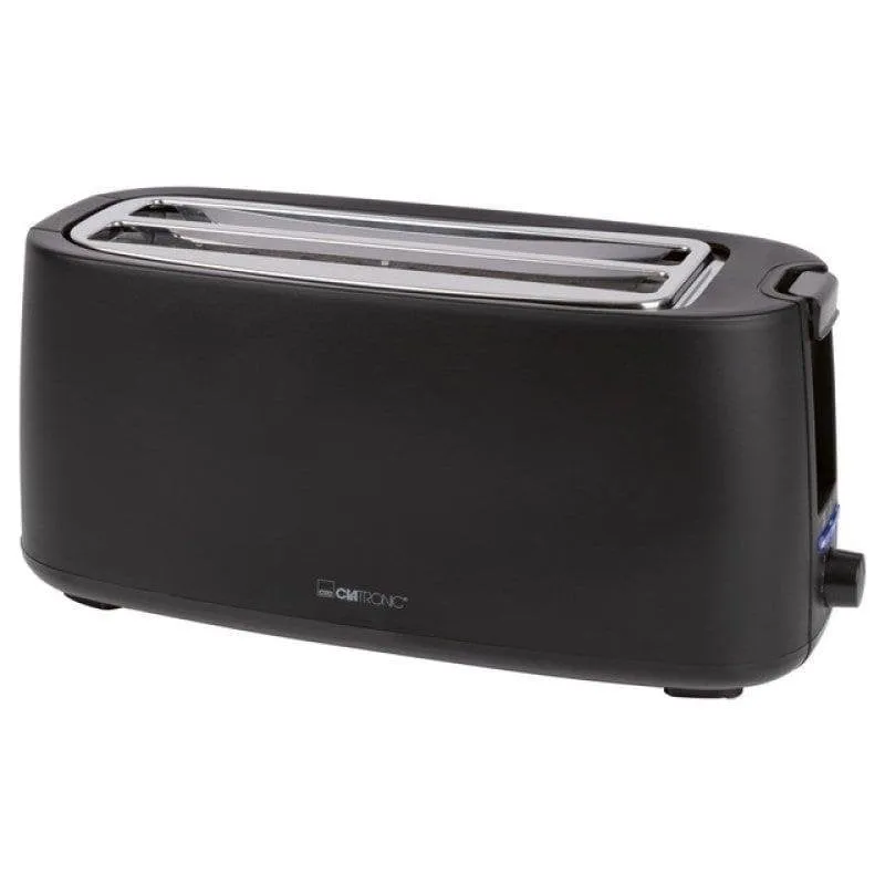 Tostapane Clatronic TA 3802 4 Fessure 1400 W Scongelamento Nero