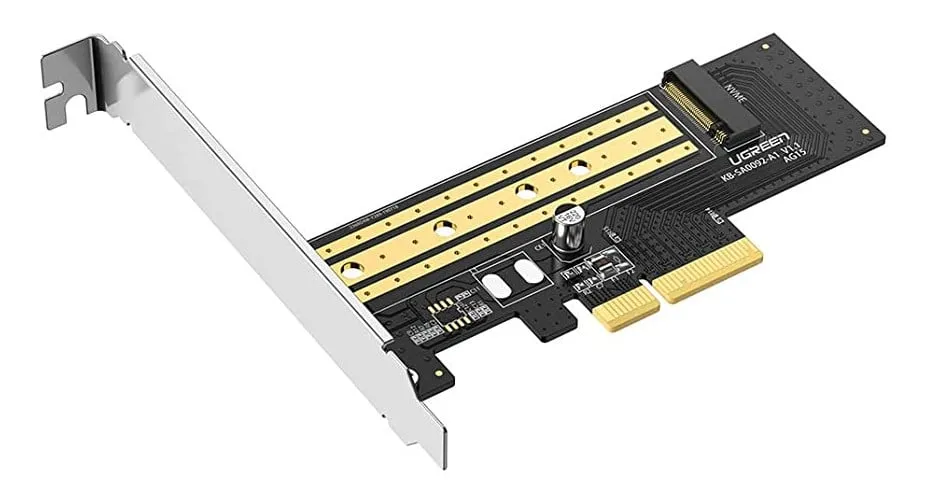 Adattatore PCIe Ugreen 70503 per SSD M.2, compatibile con PC, alta velocità