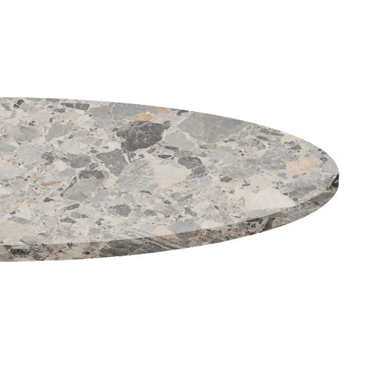 RestooTab Piano tavolo rotondo, decoro Terrazzo; 120x120 cm (LxL); grigio/terazzo; rotonda