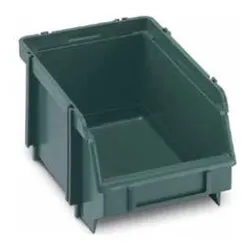 Porta minuteria modulare vaschetta con porta ettichetta Verde A (10,4x16,5x7,6cm) UNION BOX 1000484