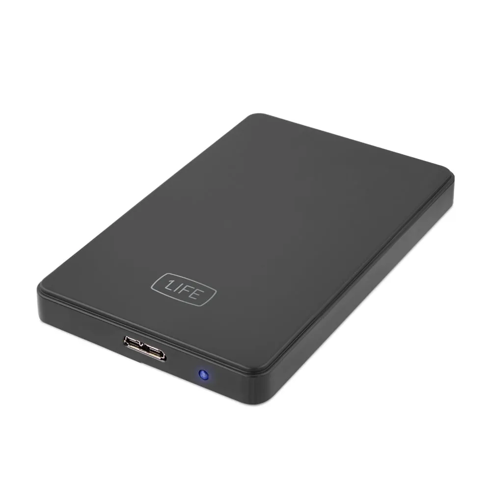 Box esterno 2,5'' 1Life hd:flux 3 SATA USB Nero portatile fino a 2TB