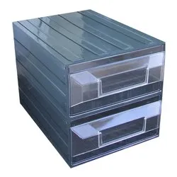 Porta minuteria cassettiera modulare N 19 2C (24,9x36,6x25cm) VISION BLOK Nero 1000024