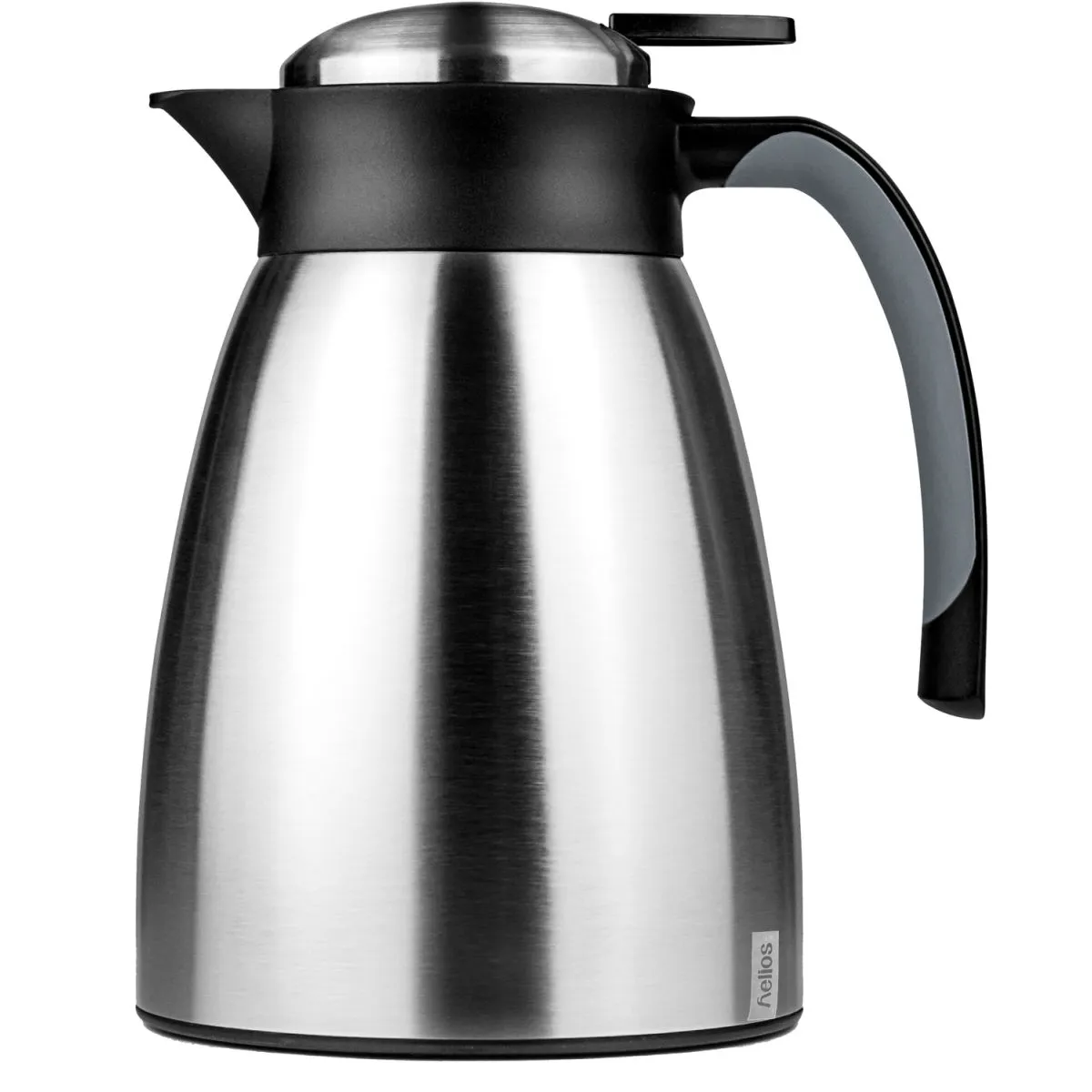 helios Caraffa termica in acciaio inox Snap; 1000 ml, 5.5x20 cm (ØxH); argento