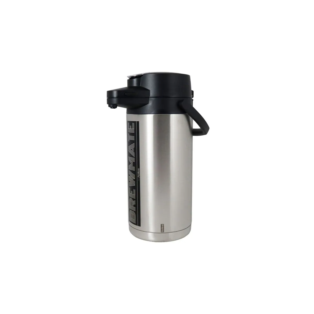 helios Thermos a pompa in acciaio inox BREWMATE; 2200 ml, 6.9x38.5 cm (ØxH); argento