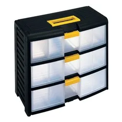 Porta minuteria cassettiera modulare 42002 3C (39,1x19,7x33,4cm) STORE AGE Nero 1002301