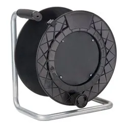 Avvolgicavo elettrico senza cavo e prese GOLIA Nero 10229UG