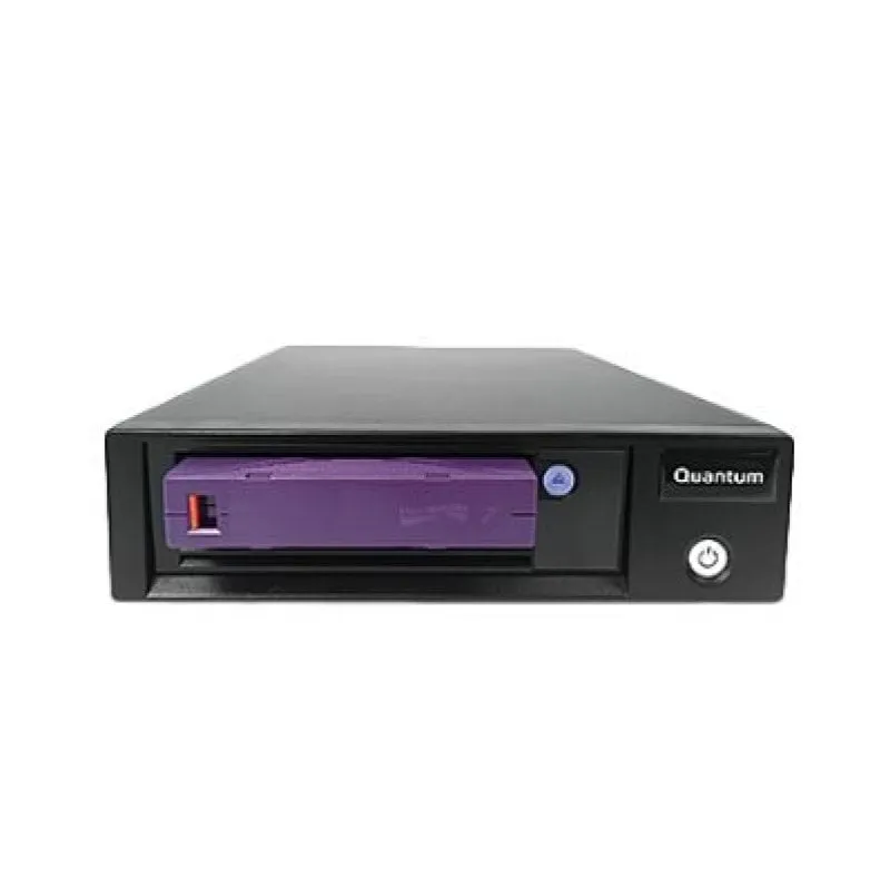 Unità nastro esterna da tavolo Quantum SAS LTO-8 da 12 TB con cartuccia inclusa, compatta, ad alte prestazioni