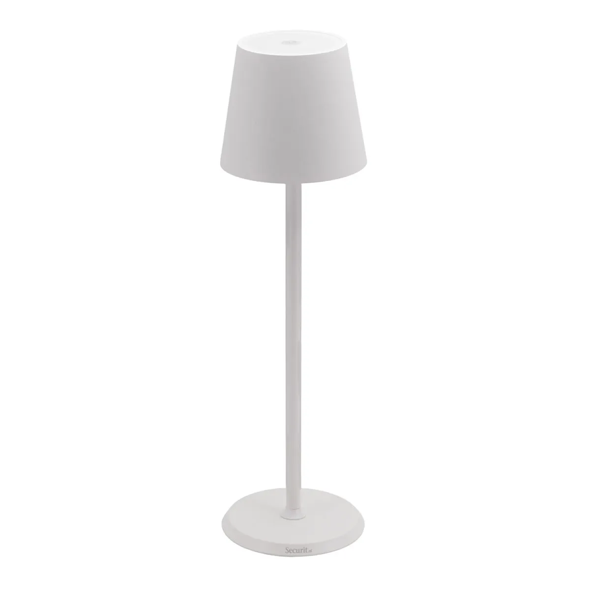 Securit Lampada da tavolo a LED Féline per interni/esterni; 11x11x38 cm (LxLxH); bianco