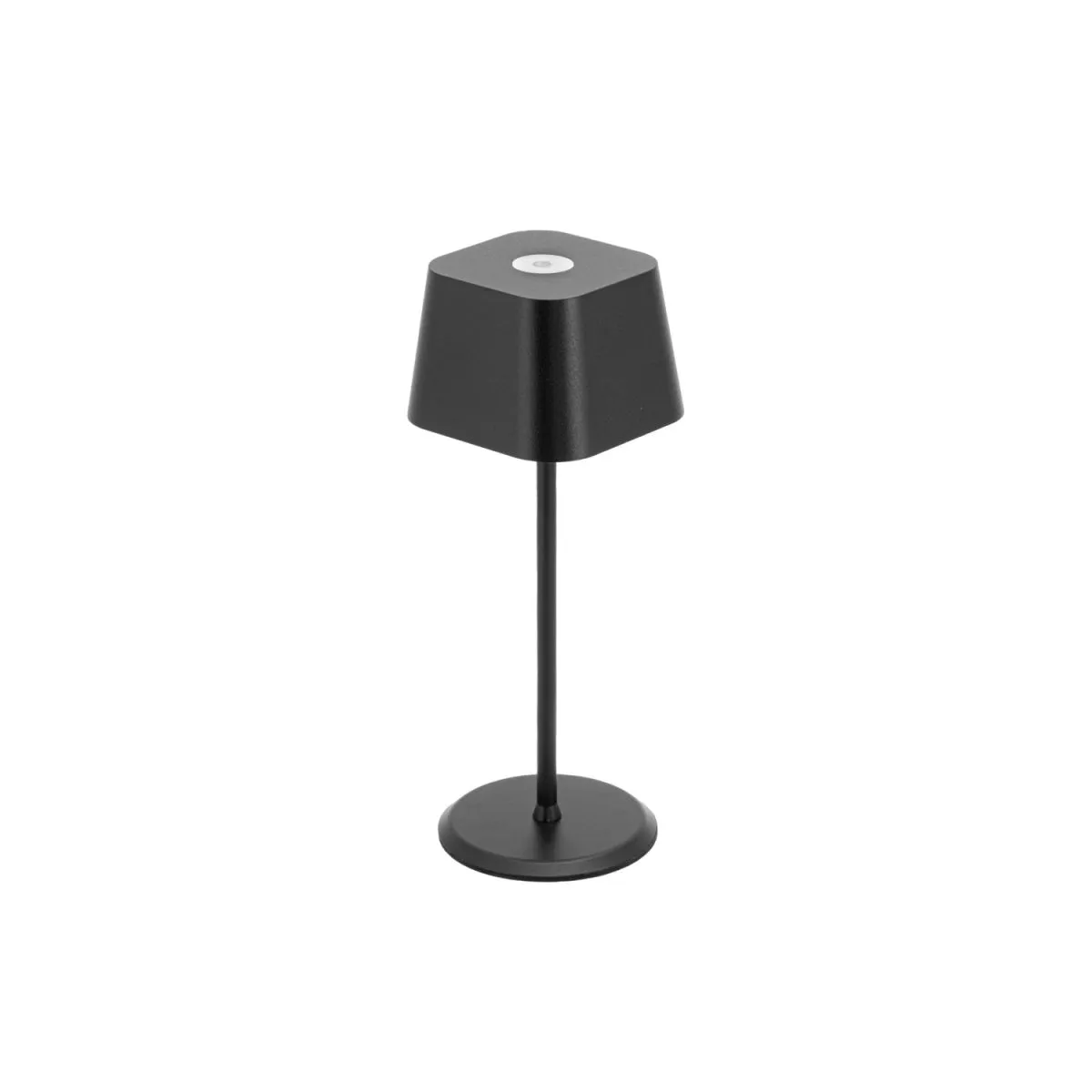 Securit Lampada da tavolo LED senza fili Malta; 7.5x7.5x22 cm (LxLxH); nero