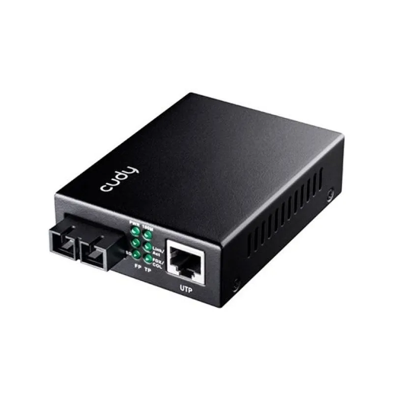 Convertitore Cudy MC100GSA-20 Gigabit RJ45 a SC monomodale 20 km 1310 nm Plug & Play