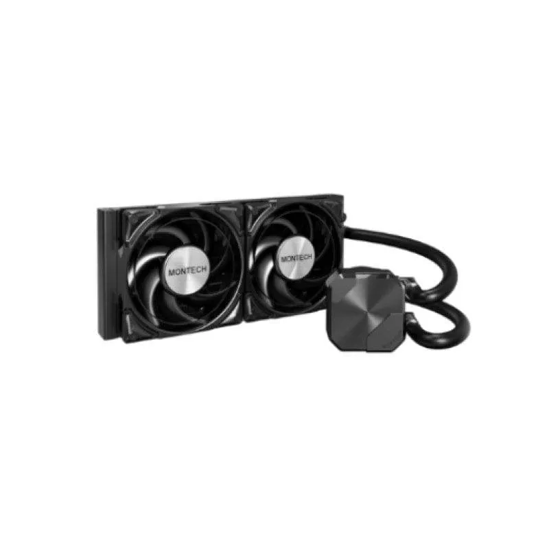 Refrigerazione Liquida Montech Hyper Flow Silent 240 2 Ventole ARGB Nero