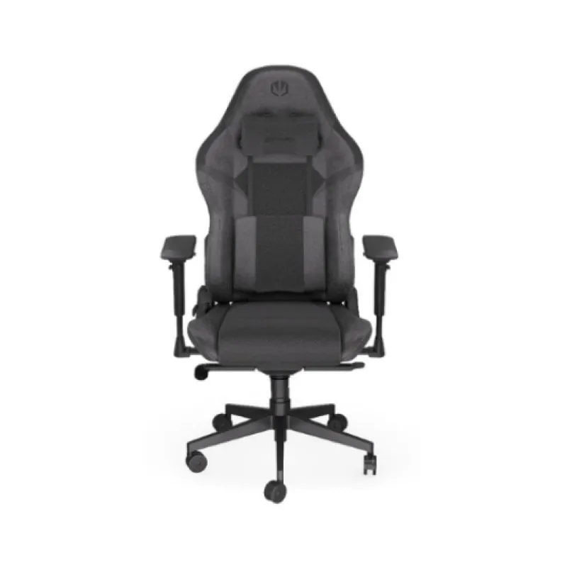 Sedia ENDORFY Scrim BK nera con regolazione dell'angolazione 90-150º, braccioli regolabili in pelle PU