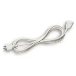 Prolunga elettrica (3m) H05VV-F 3x0,75 mmq (10A 2P+T) Bianco 92080