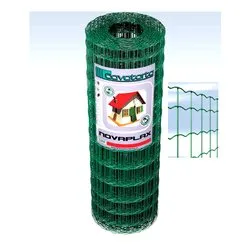 Rete maglie differenziate (1,8x25mt) acciaio plastificato NOVAPLAX Verde SO03180025B