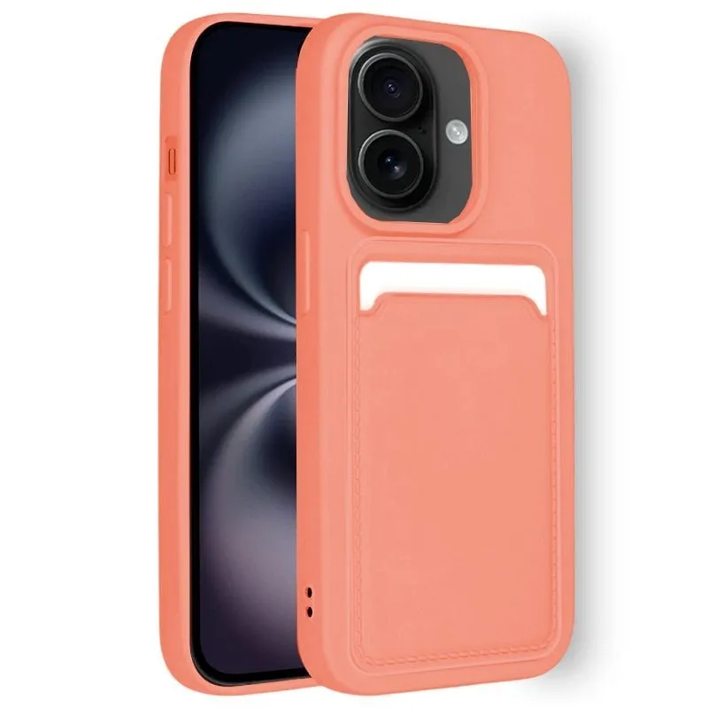 Custodia COOL Card per iPhone 16 Rosa