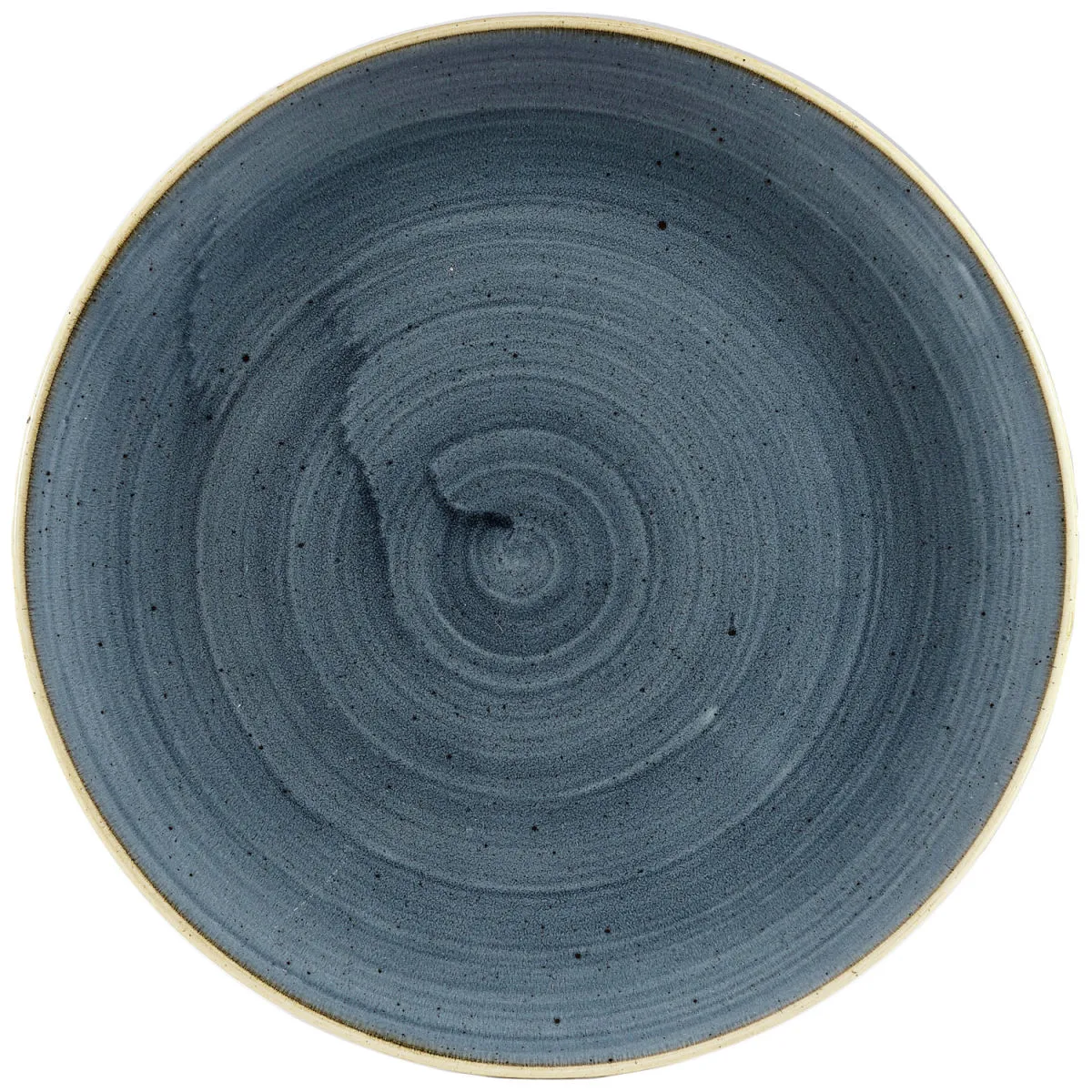 12x Churchill Piatto piano coupe Stonecast Blueberry; 26 cm (Ø); blu/marrone; rotonda; 12 pz. / Pacco