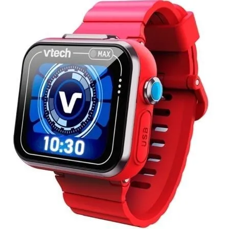 VTech Kidizoom Smartwatch Max Rosso Doppia Fotocamera 256 MB Giochi Smartwatch per Bambini