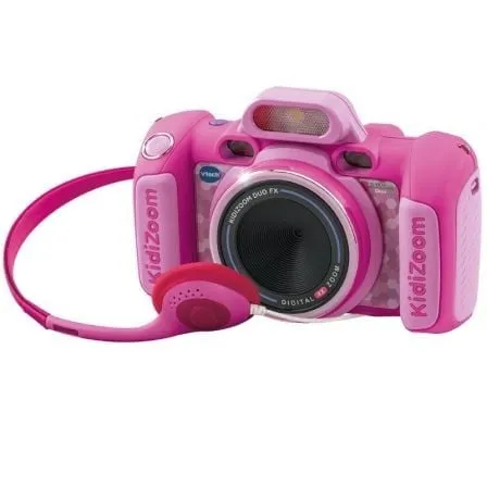 Fotocamera digitale VTech Kidizoom Duo FX rosa da 8 MP con zoom ottico 4x, selfie e giochi