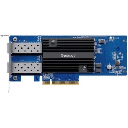 Scheda di rete Synology E10G30-F2 PCIe 3.0 x8 10 Gbps Dual Port SFP+ con garanzia di 5 anni