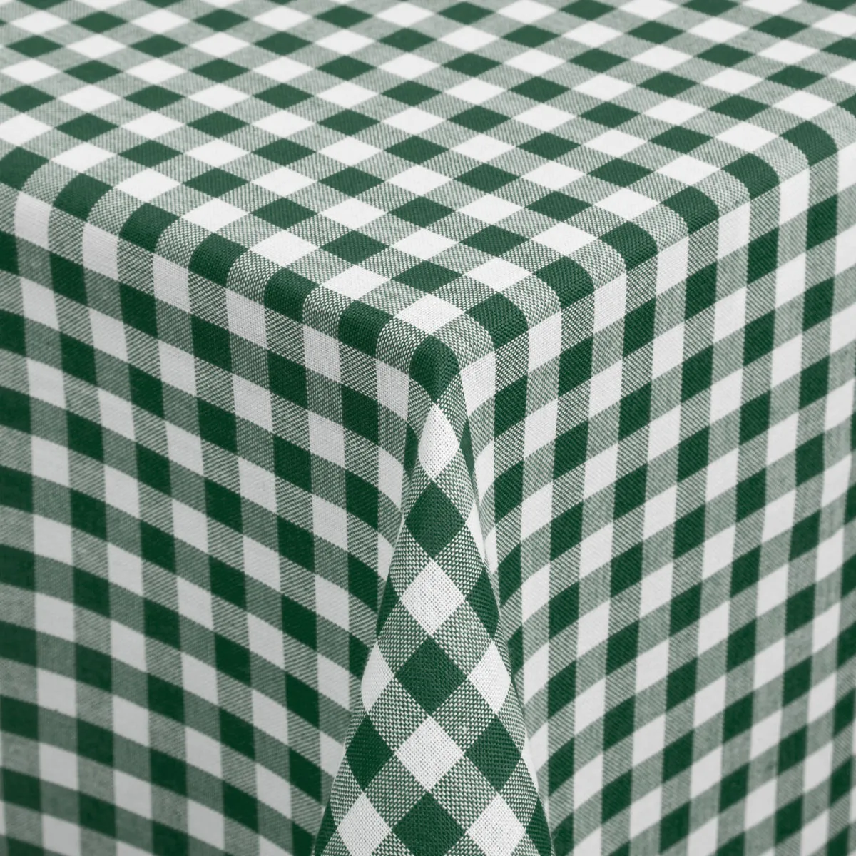 ERWIN M. Tovaglia Rustica; 130x170 cm (LxL); verde/bianco; rettangolare