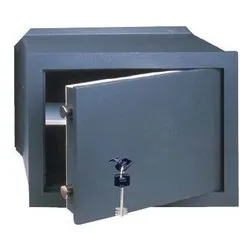 Cassaforte a chiave incasso muro (36x15x24cm) Grigio scuro 182010300