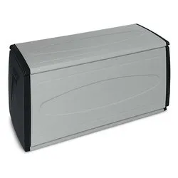 PRINCE BLACK 120 Baule Grigio e Nero (120x54x57cm)