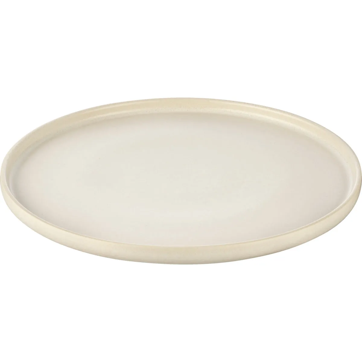 6x Playground Piatto piano Nara; 27x2.5 cm (ØxH); crema; rotonda; 6 pz. / Pacco