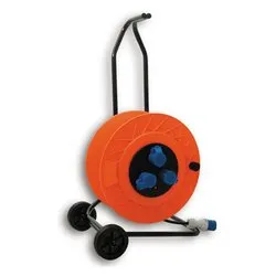 Avvolgicavo elettrico (50m; H07RN-F 3x2,5 mmq) 3P Cee GOLIA Arancio e Blu 12128