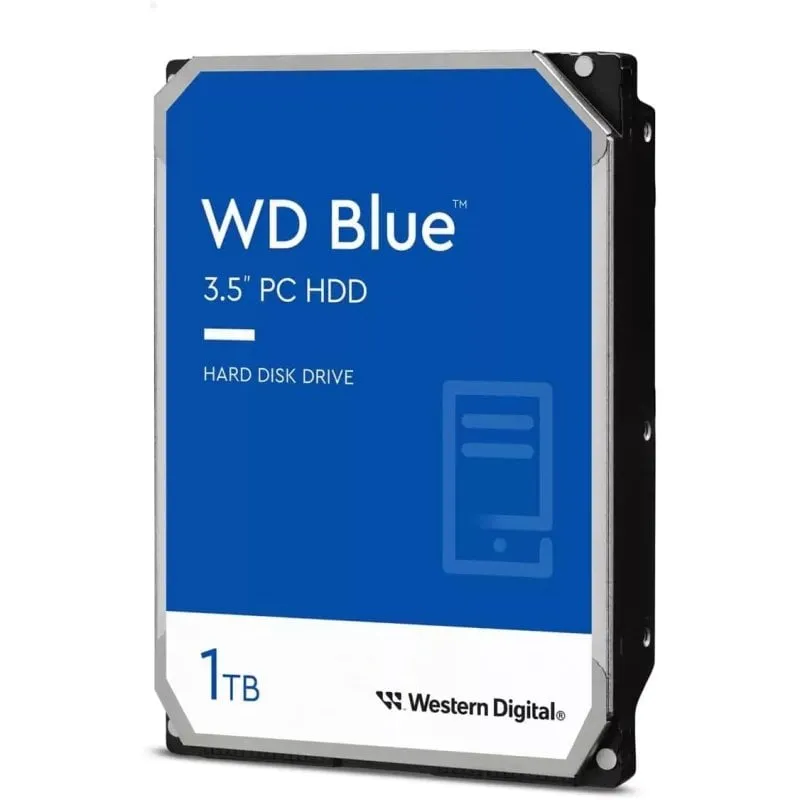 WD Blue WD10EARZ Disco rigido da 3,5" 1 TB HDD 5400 rpm SATA 3 64 MB