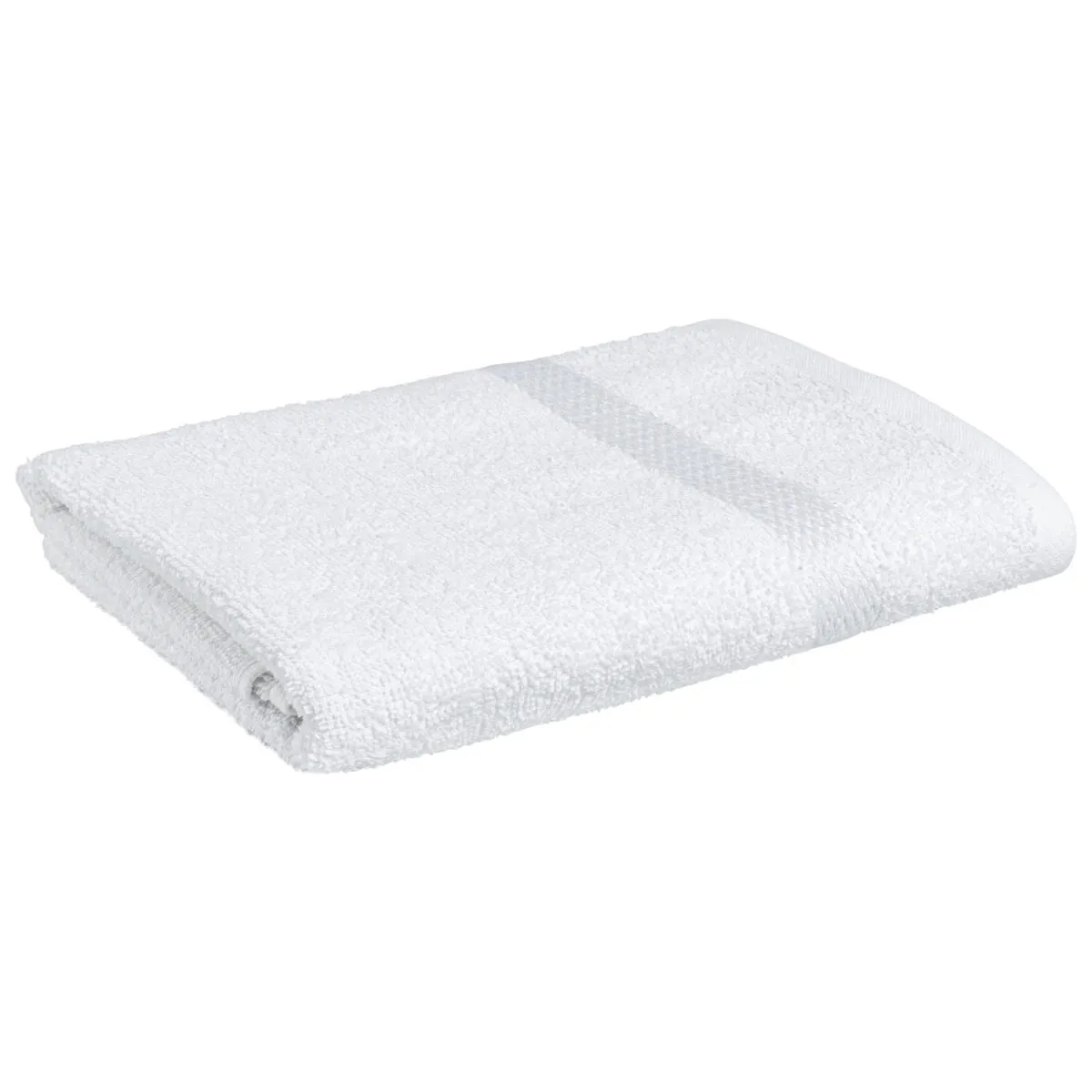 5x PULSIVA Asciugamano viso Capri; 50x100 cm (LxL); bianco; 5 pz. / Pacco