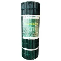 Rete maglie rettangolari (1,8x25mt) acciaio plastificato MARGHERITA Verde SO30180025BM