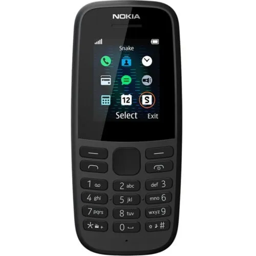 Nokia 105 Dual SIM 1.77″ 800mAh Radio FM Nero