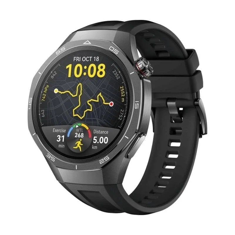Huawei WATCH GT5 Pro GPS NFC 46mm AMOLED Titanio Nero M IP69K SpO2 Cardiofrequenzimetro