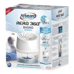 Assorbiumidità kit contenitore ( Tab 450gr ) Inodore Bagno AERO 360 2366100