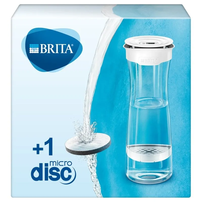Brita 1020115 Bottiglia filtrante da 1,3 l, grafite trasparente, 1 cartuccia inclusa